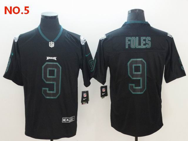 Men's Philadelphia Eagles #9 Nick Foles Jersey NO.5;